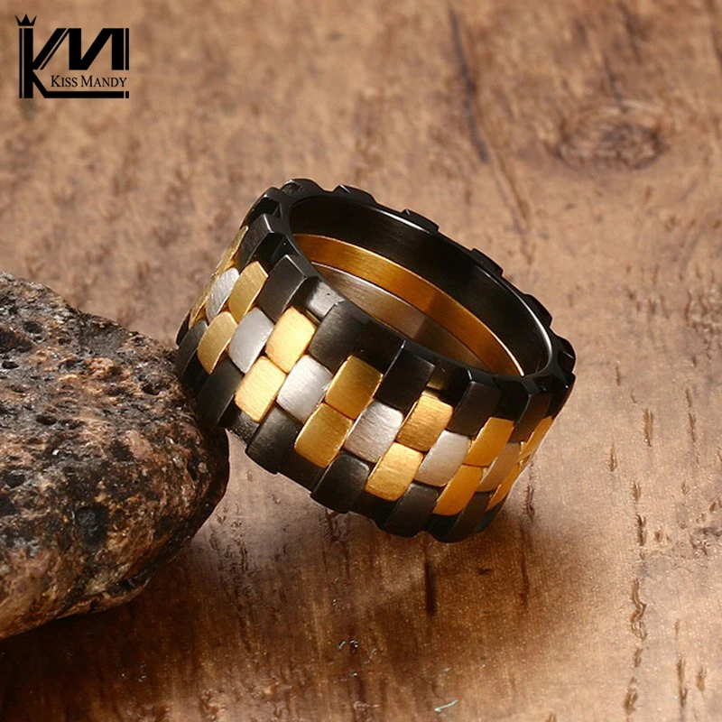 Поцелуй Мэнди Последние Ювелирные Изделия Черный/Золото/Серебро Mix Мужчины Из