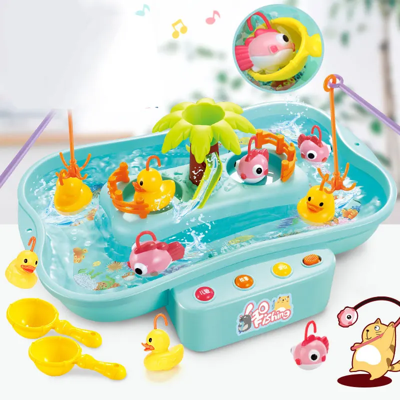 Электрическая вращающаяся Магнитная блистерная Рыбалка сделай сам игра