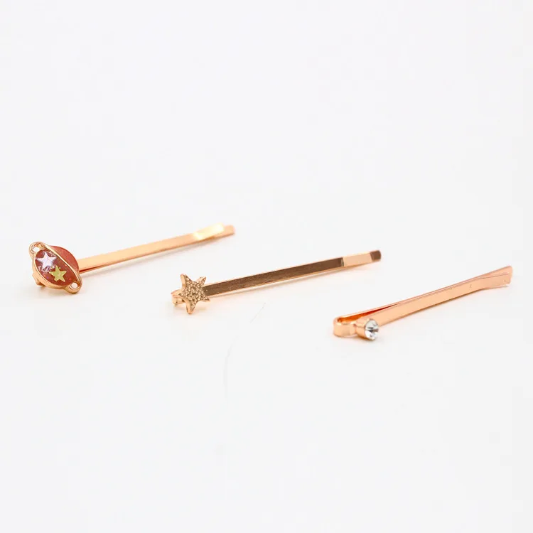 jewelry sets universe star diamond hairpins wedding bridal hair accessories 1set=3pcs | Украшения и аксессуары