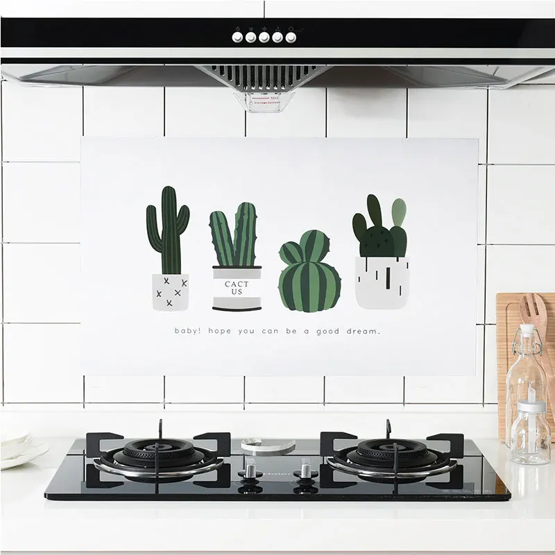 1 шт. кухонная настенная плита из алюминиевой фольги маслостойкая наклейка с