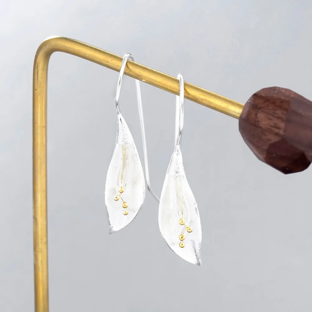 Уникальные длинные серьги Cxwind в виде цветов для женщин подвеска цветка ювелирные