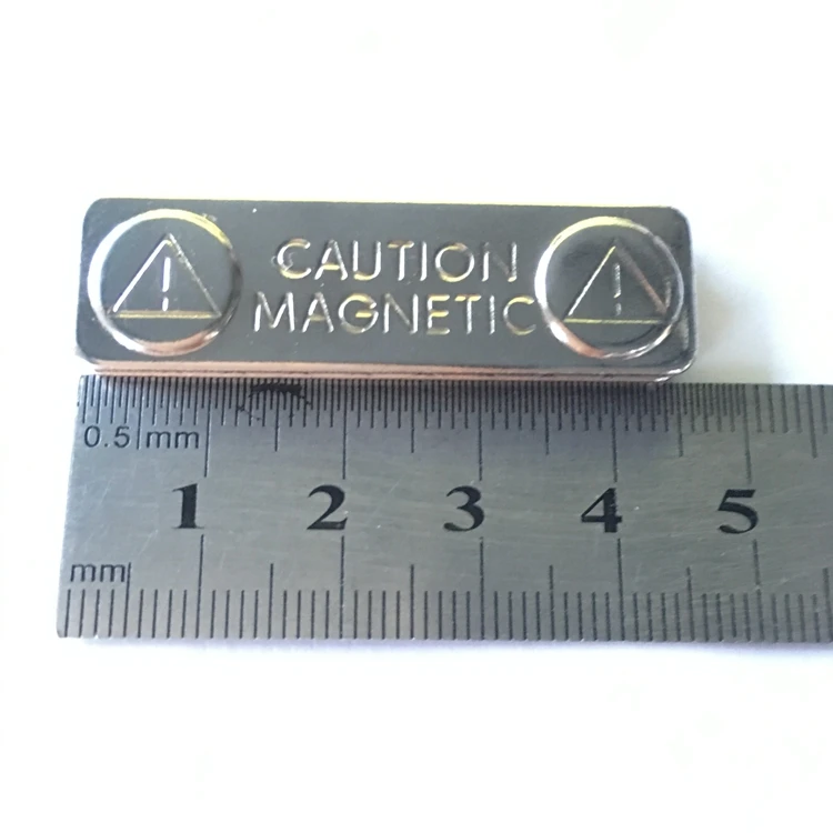 10 шт. 2 магнитных значка бирка ID держатель крепкий значок Серебряный держатель|name