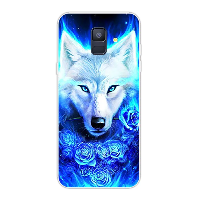 19 Полный протектор мобильного телефона для samsung A600G Прозрачный чехол для Galaxy SM-A600FN, A600FN Модный милый силиконовый чехол с принтом - Цвет: 19