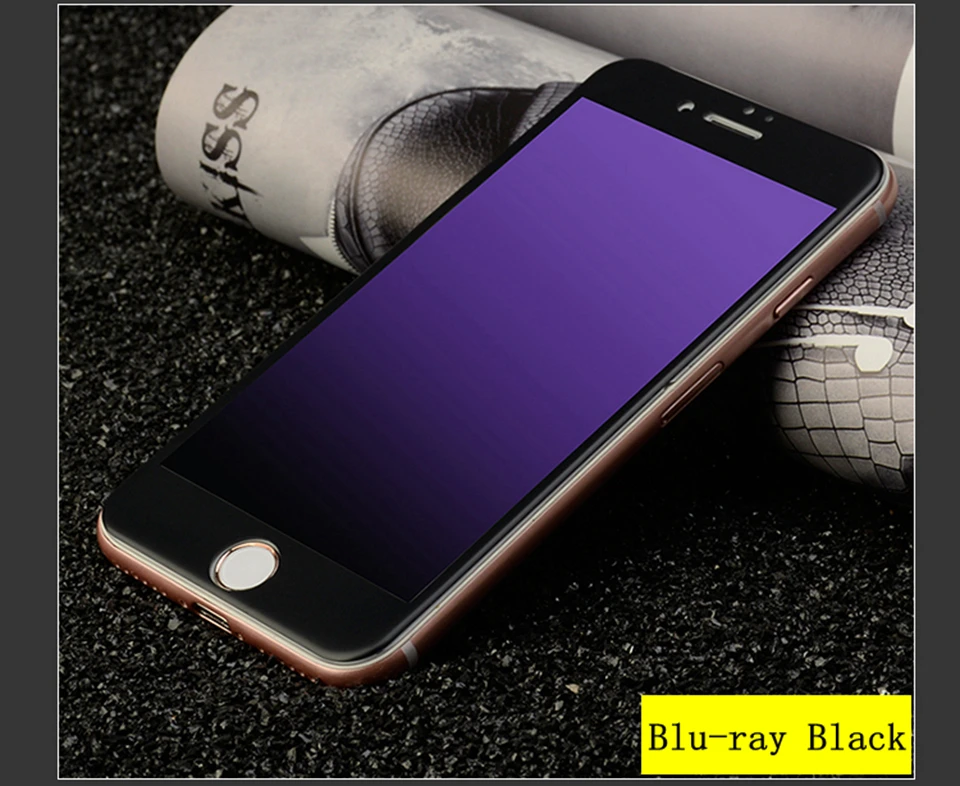 Xwmkai 3D матовый мягкий край Экран протектор для Iphone 6 7 8 плюс Blu-Ray закаленное Стекло защитная пленка полное покрытие для Iphone6