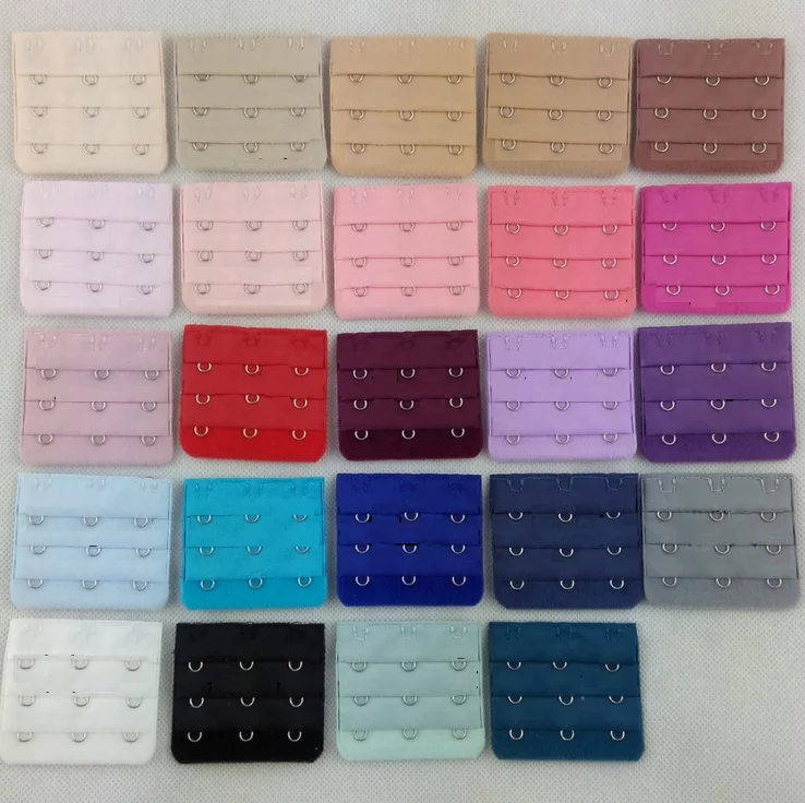 Дамы 3 крючка бюстгальтер ремень Удлинительный крюк клип идеально Обнаженная Регулируемая пряжка для ремня