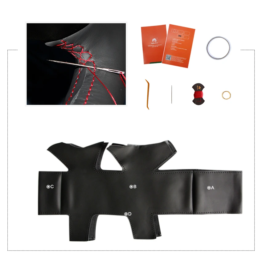 MEWANT черный чехол рулевого колеса автомобиля ручной работы из натуральной кожи