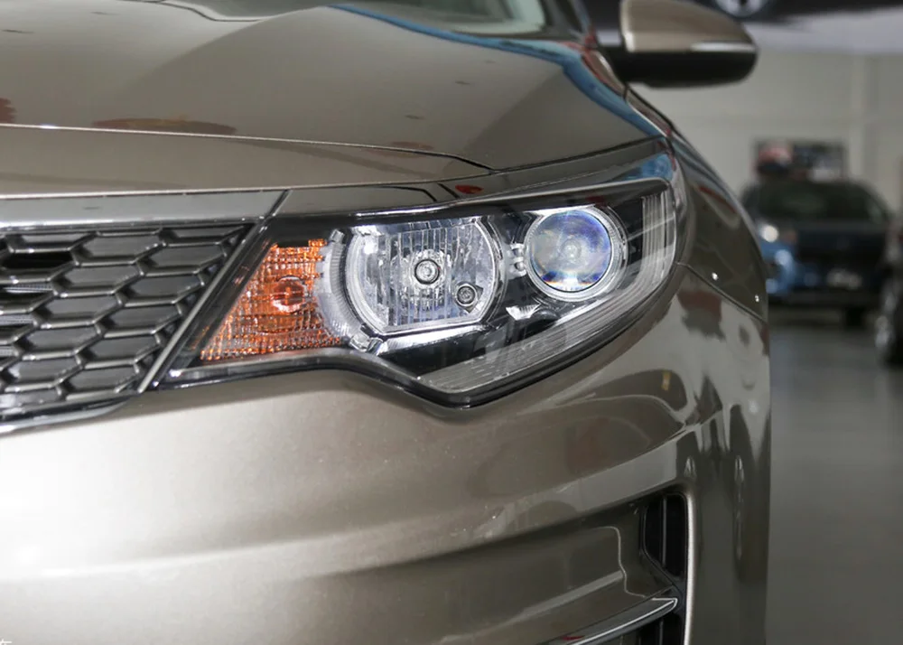 Для Kia K5 фары автомобиля прозрачные линзы автомобильный брелок крышка