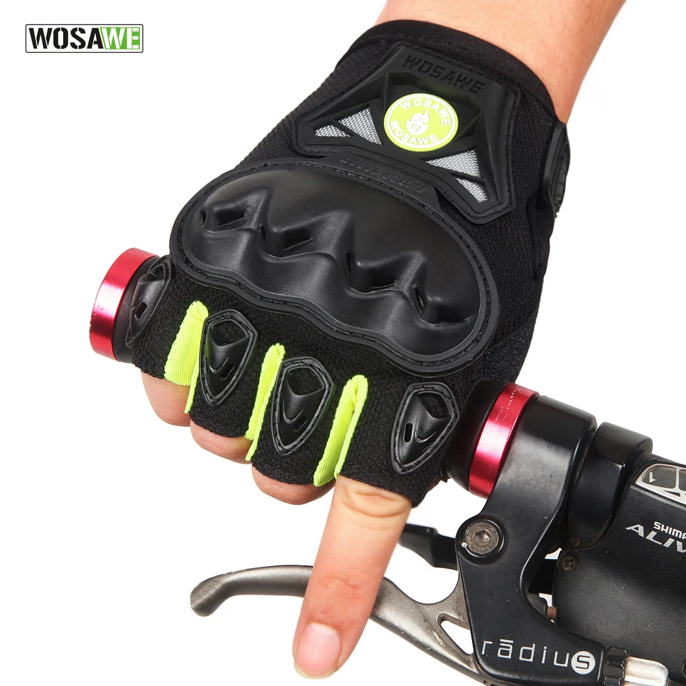 WOSAWE велосипедные перчатки с полупальцами мужские женские летние дышащие