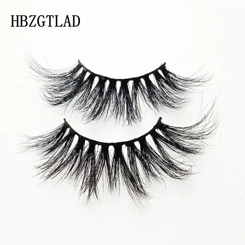 015 HBZGTLAD, 25 мм, длинные 3D норковые ресницы, удлиненная длина, норковые ресницы, большие драматические норковые ресницы,, ручная работа, искусственные ресницы - Цвет: 015