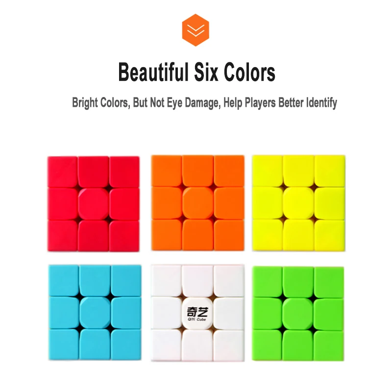 QIYI Cube 5,7 см 3x3x3 скорость для головоломки Красочные Neo Cubo Magico Stickerless для детей, взрослых, обучающая игрушка лучший ребенок