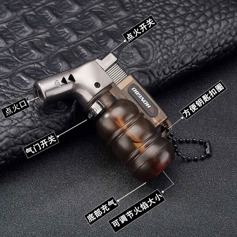 Синий Flame Зажигалка Факел турбо зажигалка газовая бутан мини сигары сигареты
