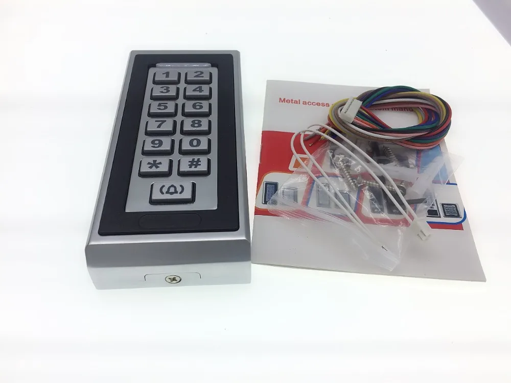 IP68 Водонепроницаемый RFID/EM клавиатура близость система контроля допуска к двери металлический контроль доступа открывалка двери