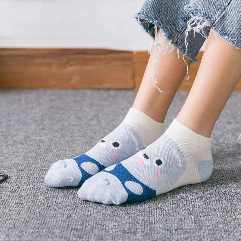 Женские брендовые хлопковые носки с героями мультфильмов Harajuku женские милые