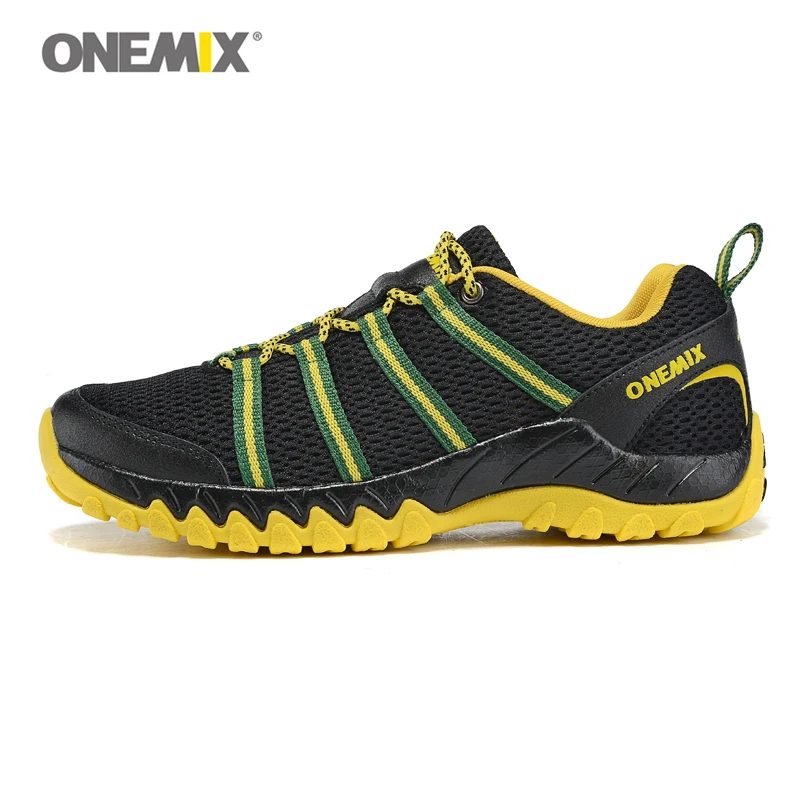 Мужские спортивные кроссовки Onemix для бега дышащие из сетчатого материала