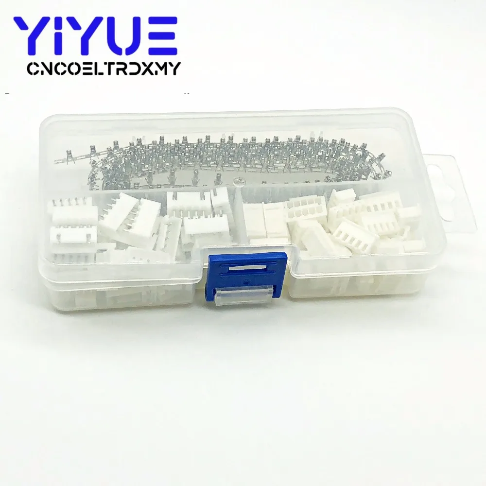 280 шт/40 комплектов XH2.54 5pin 2 54 мм Шаг клеммный комплект/корпус/штыревой разъем JST