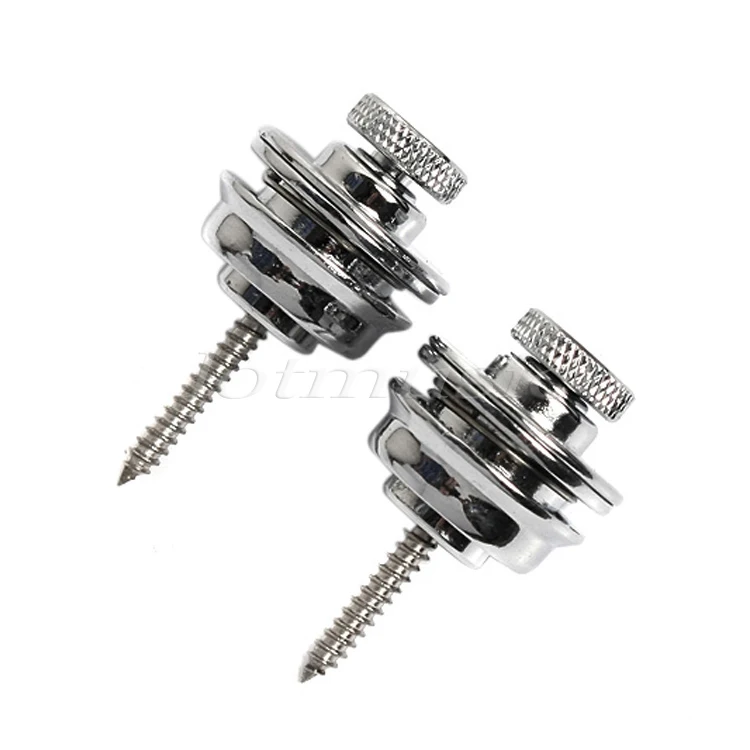 2 шт. хром ремешок замки гитара лучше чем шаллер|lock connector|guitar tigerlock nut guitar |