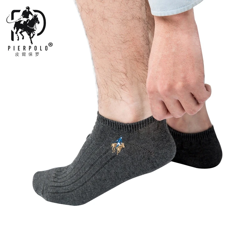 Носки PIER POLO мужские короткие брендовые невидимые до щиколотки повседневные с