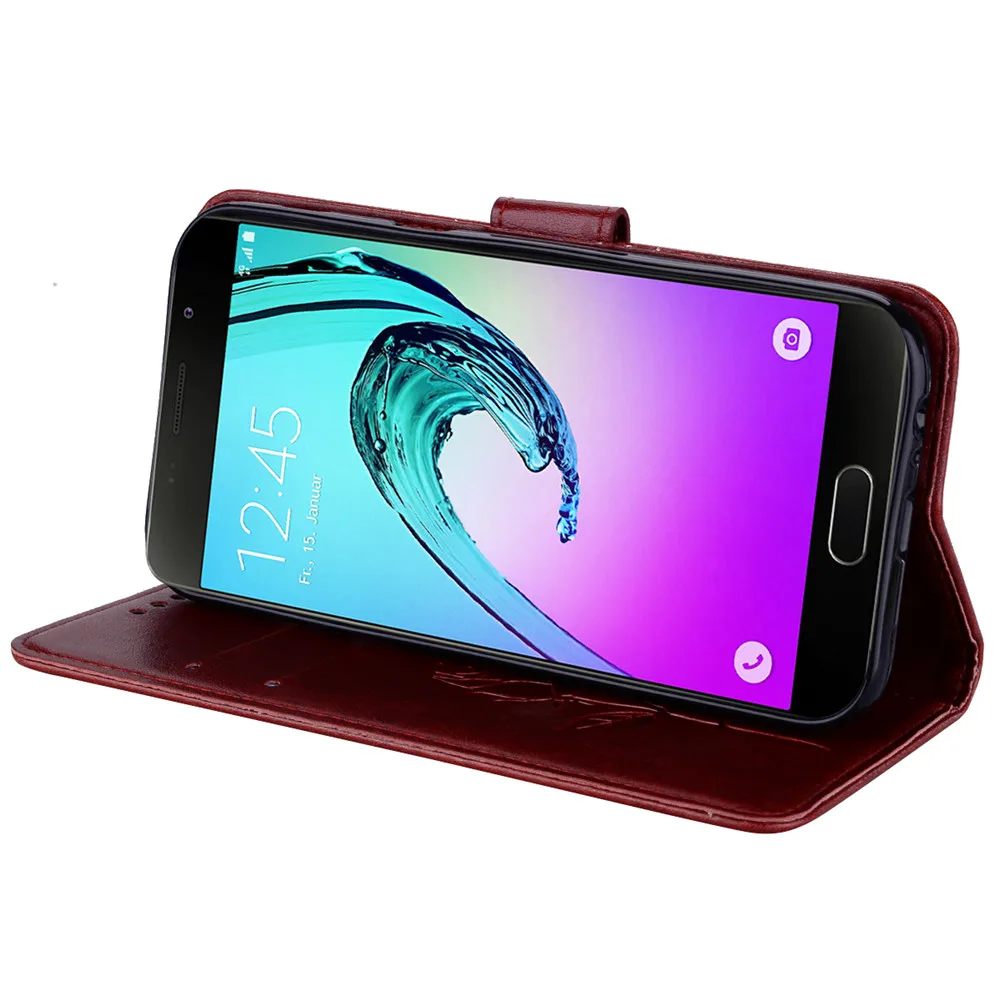 Для Samsung Galaxy A5 2017 кожаный чехол Обложка для A520 F sm a520f Сумки с держателя карты кожи