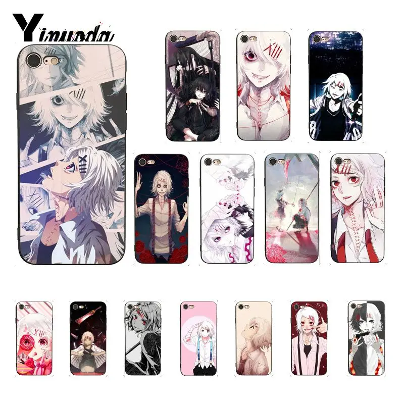 Аниме JUUZOU SUZUYA Tokyo Ghouls крышка черная мягкая чехол для телефона iphone X 12 XS MAX 6 6s 7 7plus 8