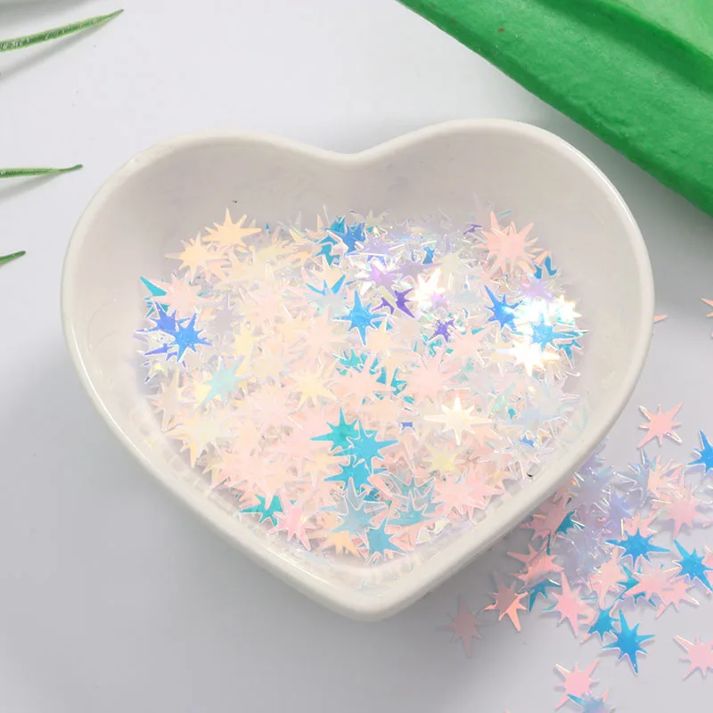 Новая Звездная тентовая форма 10 г/упак. 9 мм Сыпучие блёстки блестки для дизайна