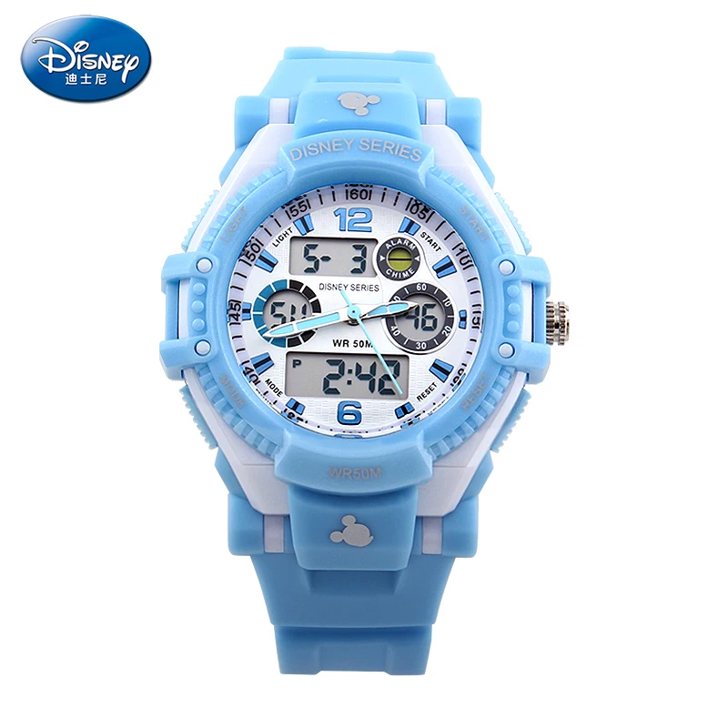 Детские спортивные многофункциональные часы Disney для мальчиков и девочек