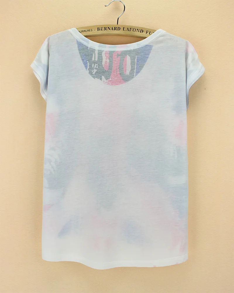 Женская футболка с принтом Повседневная летняя 2015|tshirt for women|tshirt designcasual tshirt |