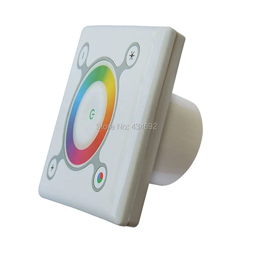 Бесплатная доставка цветной сенсорный настенный RGB светодиодный диммер