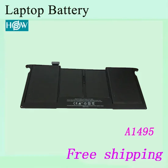 Оригинальный аккумулятор A1495 для APPLE Macbook Air 11 6 дюйма A1465(Mid 2013) MD712CH/A MD711CH/A