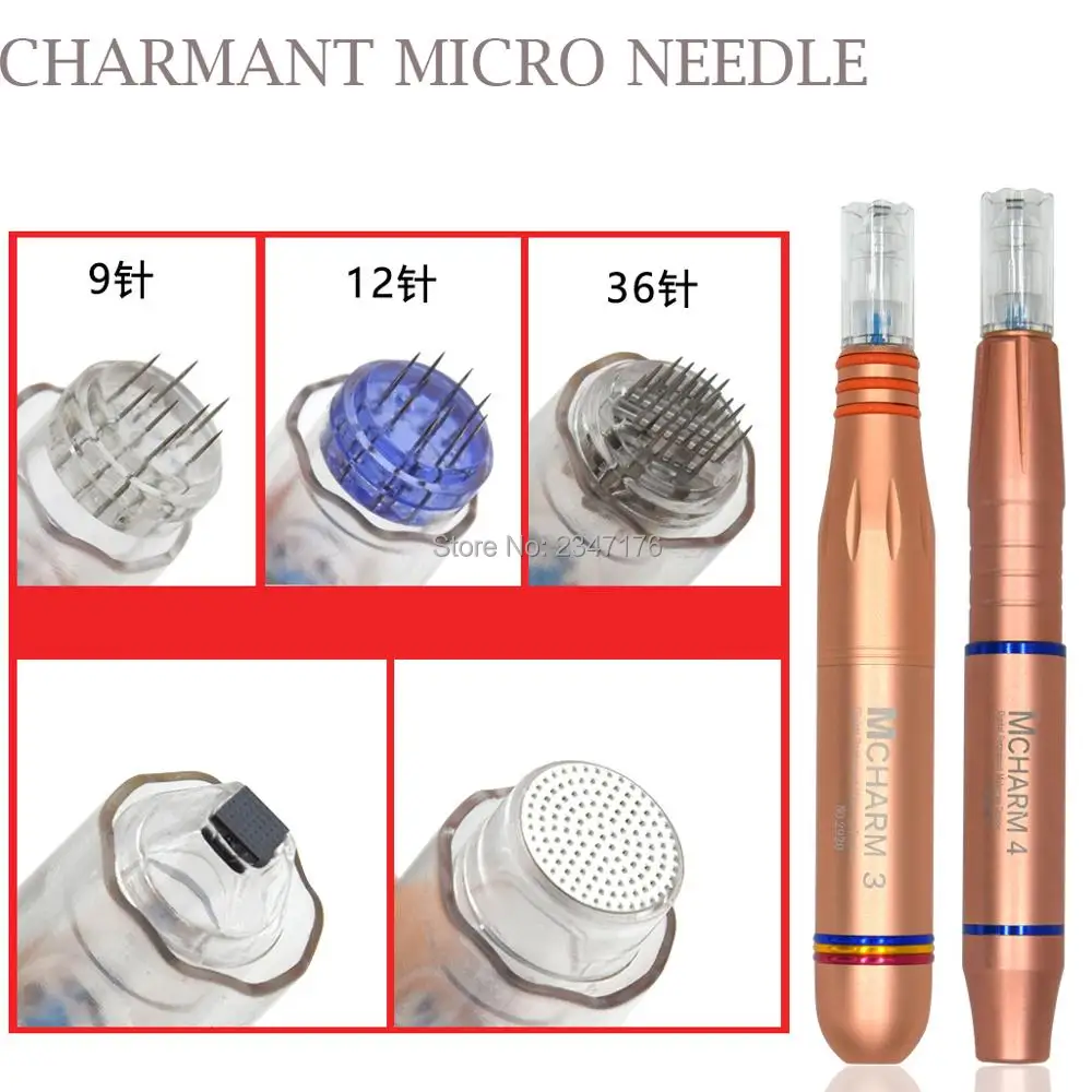 Микс распродажа микро игла CHARMANT система удаления рубцов/пор/растяжек 9/12/36/nano