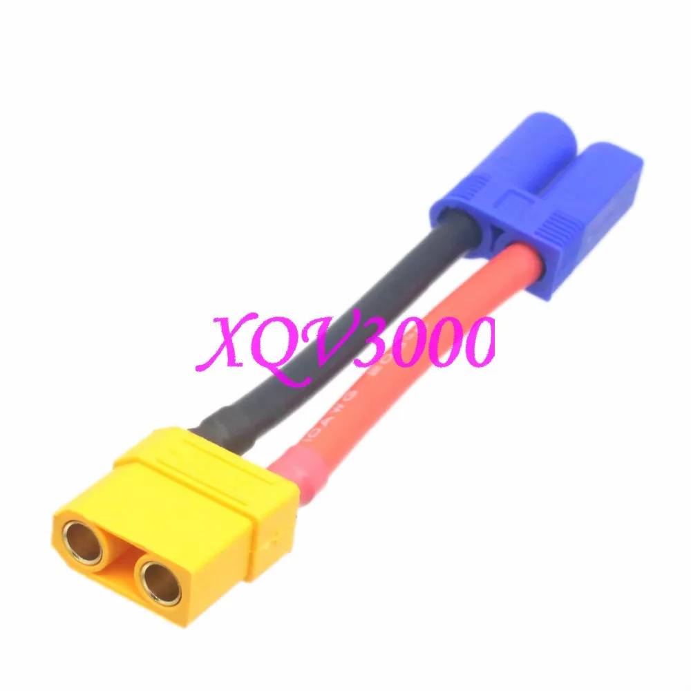 Кабель адаптер повышенной прочности 10AWG для мужчин EC5 XT90|ec5|ec5 female |