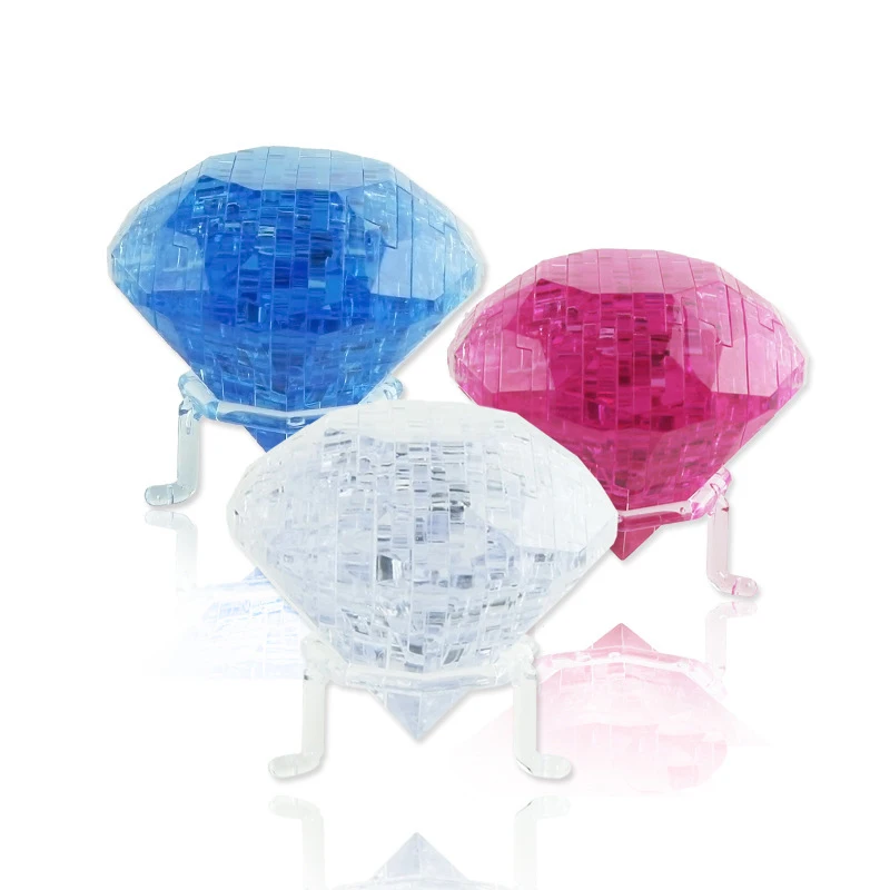 3D кубик пазл Роза кристалл ручная игра игрушка вызов баланс развивающие игрушки