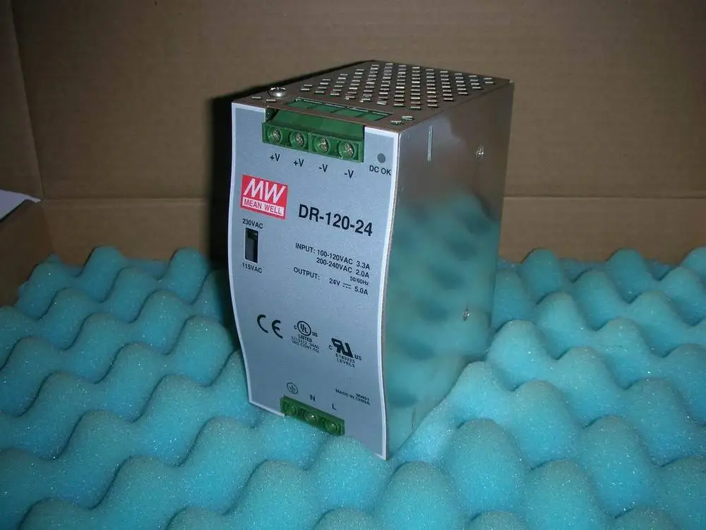 

Genuine Taiwan Meanwell Switching DR-120-24 Single Output