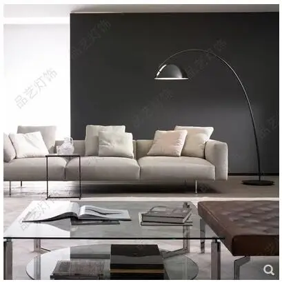 L Creative Nordic parabolic stainless steel five-head fishing lamp Living room lobby office leisure floor led | Лампы и освещение