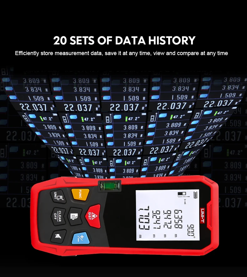 UNI-T лазерные измерители расстояния; LM40/LM50/LM60/LM80/LM100/LM120/LM150; 40/50/60/80/100/120/150 м Электронный дистанционный измерительный прибор