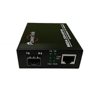 media converter 10m100m1000m 1 gigabit sfp fiber port to 1 rj45 ethernet fiber optical no light modules included