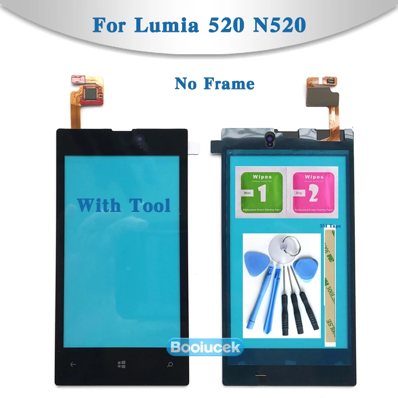 Сенсорный экран 4 0 &quotдля Nokia Lumia 520 525 N520 N525 дигитайзер сенсорного экрана внешнее