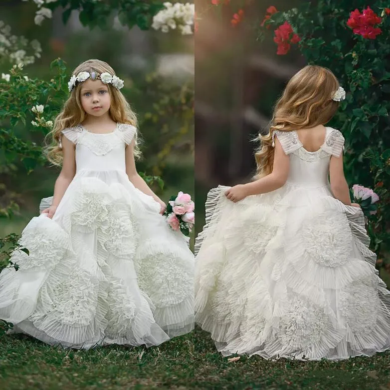 

Красивые платья принцессы с цветами для девочек на свадьбу многоярусные тюлевые вечерние платья для девочек платье для первого причастия