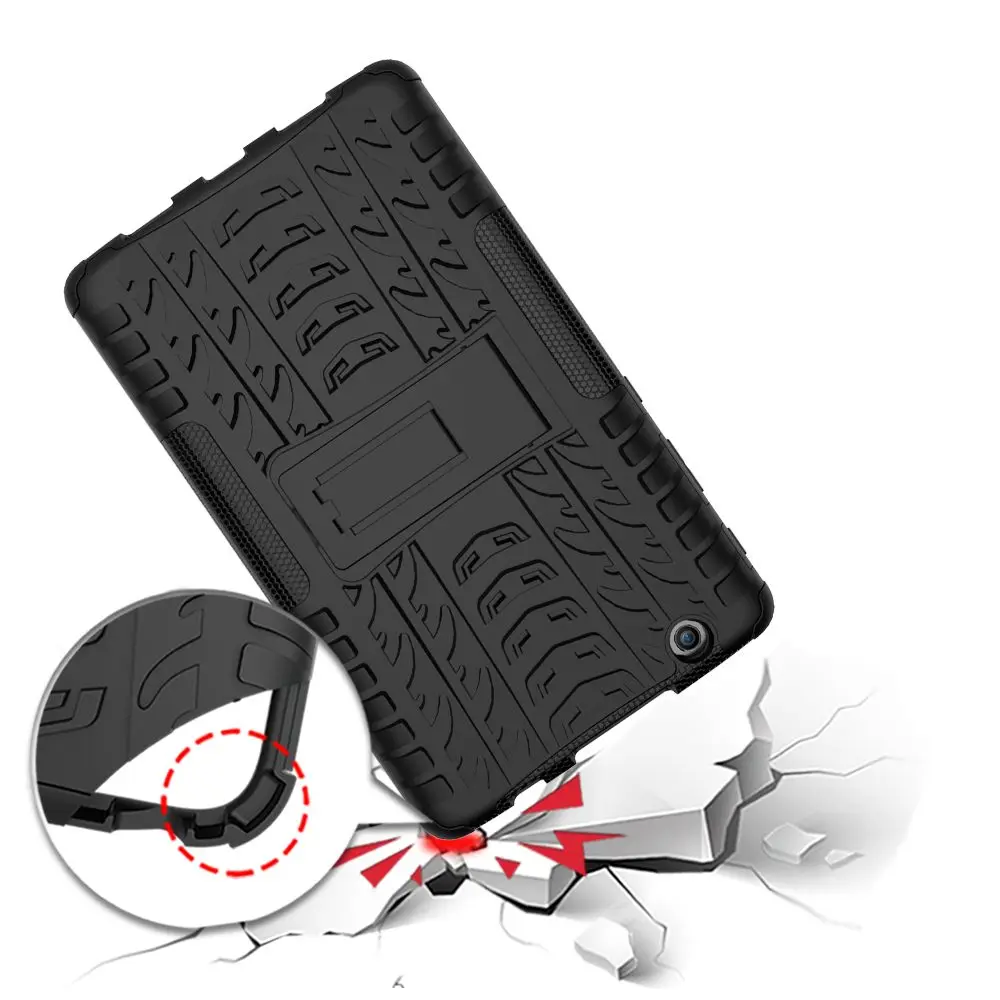 Противоударный чехол для LG G PAD 3 8,0 V525 TPU+ PC Hybrid Heavy Duty Rugged Armor Обложка для планшета для LG G Pad X 8,0 V521+ пленка+ ручка
