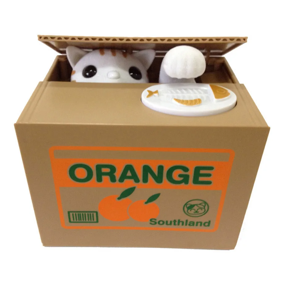 

WOTT Best Sale Sly Cat Electronic funny Box useless box