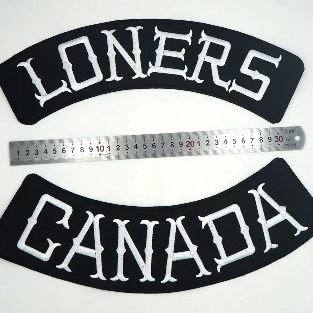 Вышитая нашивка Loners Nomads Mc 1% Biker Rider | Дом и сад