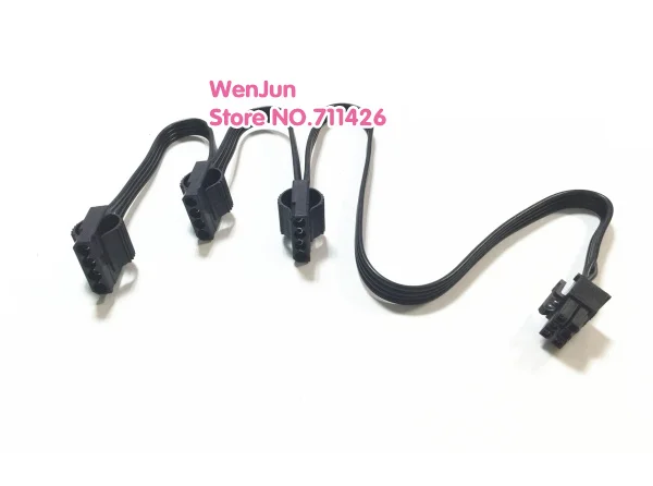 Модульный кабель питания 6Pin PCI-E к 3 IDE / 4 Molex 4PIN для Corsair HX1050 HX850 HX750 HX650 | Компьютеры и