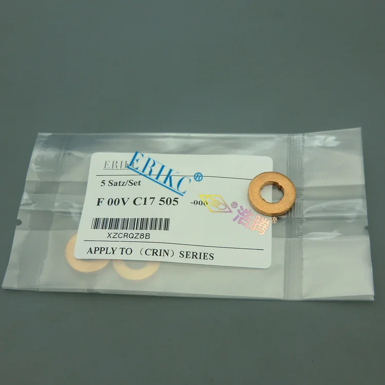 ERIKC Liseron Регулировка медной прокладки F 00V C17 505 для B0s/ch Common Rail Инжектор дизельная