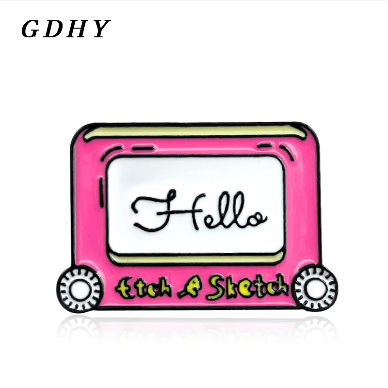 Эмалированные булавки для тетрадей GDHY HELLO брошь скетчей эмалированные детей