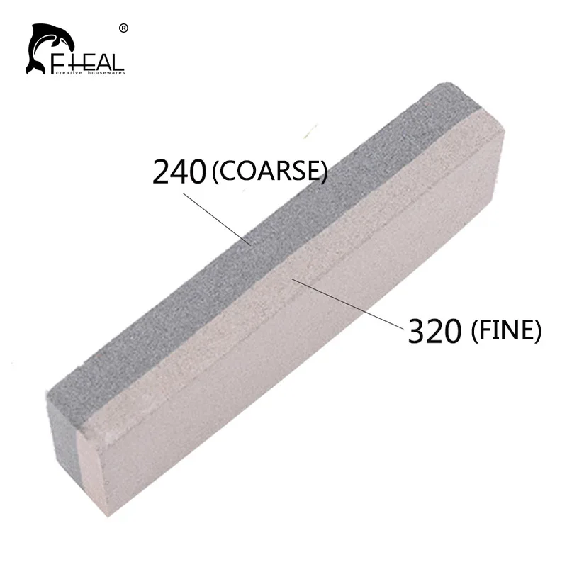 FHEAL 320/240 двухсторонний Алмазный точильный брус для ножей камень шлифовальный