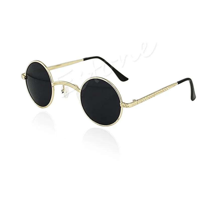 Модные мужские и женские круглые очки в стиле ретро стимпанк|sunglasses uv400|sunglasses