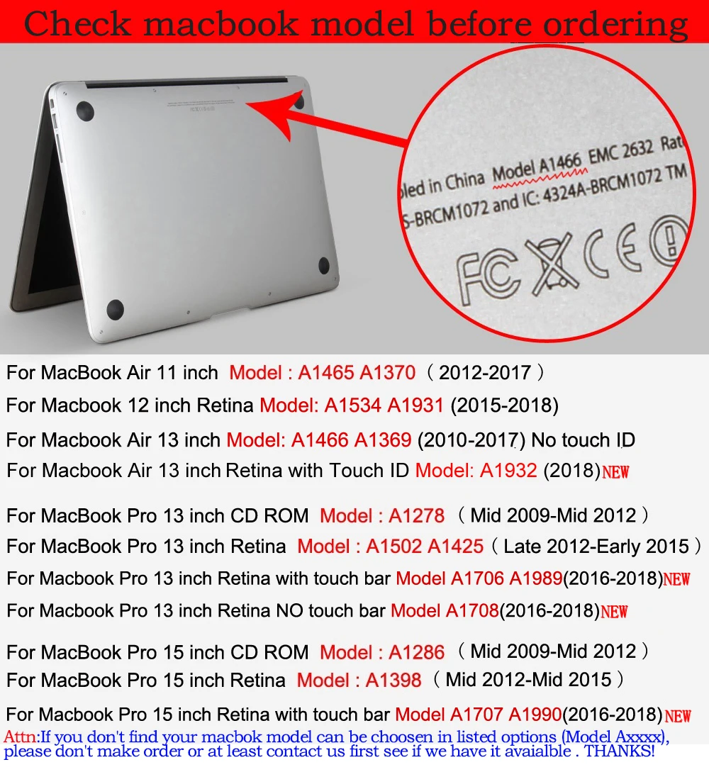 2019 Новый чехол для ноутбука с рисунком + клавиатуры Apple MacBook Air 11 6 13 3 дюймов Pro Retina 12