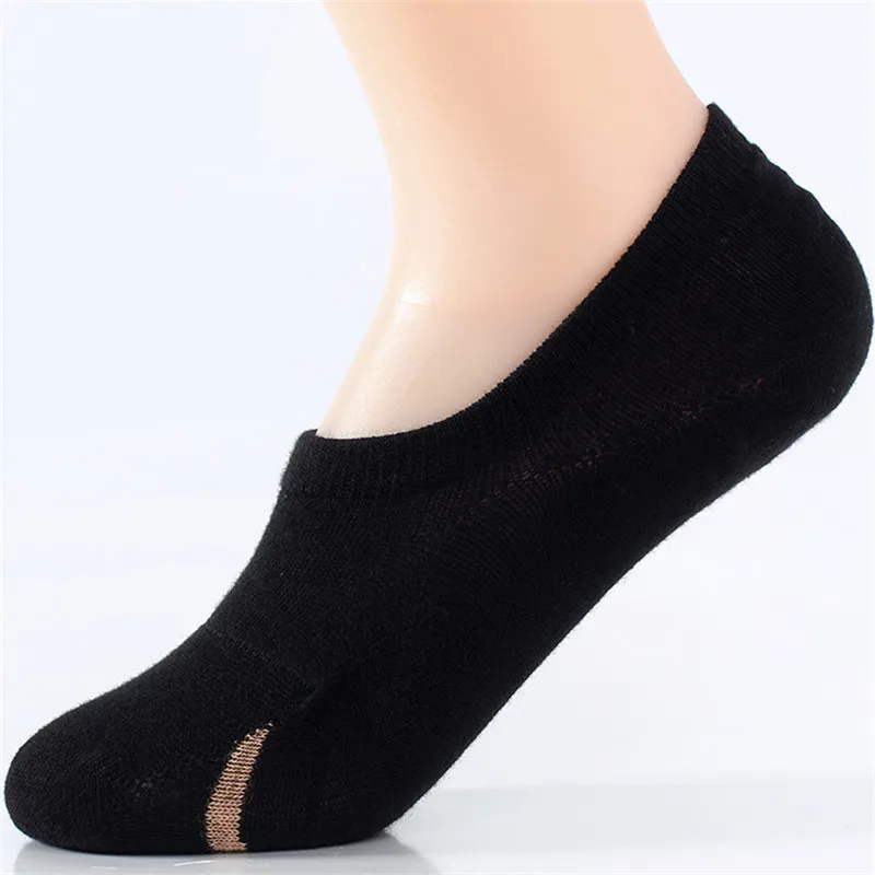 Весенне летние Нескользящие антибактериальные носки невидимые мужские и