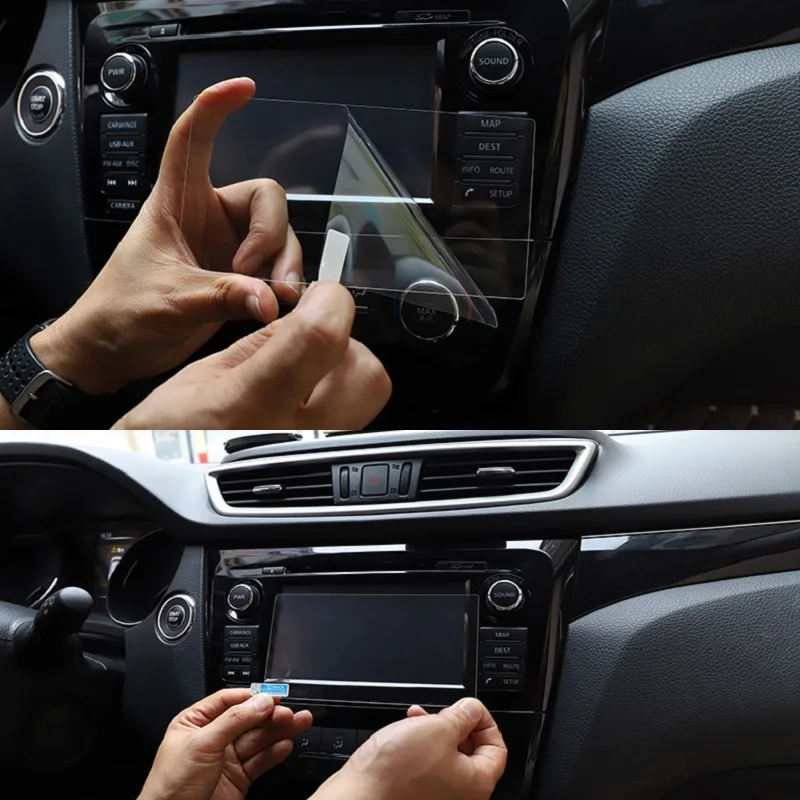 Закаленное защитное стекло для экрана навигатора GPS автомобиля стальная пленка