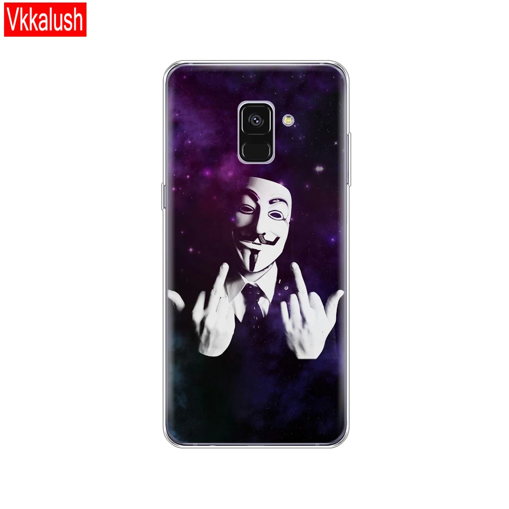 80061 Силиконовый чехол для samsung Galaxy A8 A530 A530F чехол мягкий Tpu чехол для телефона для samsung A8 Plus A730 A730F чехол прозрачная сумка - Цвет: 80061