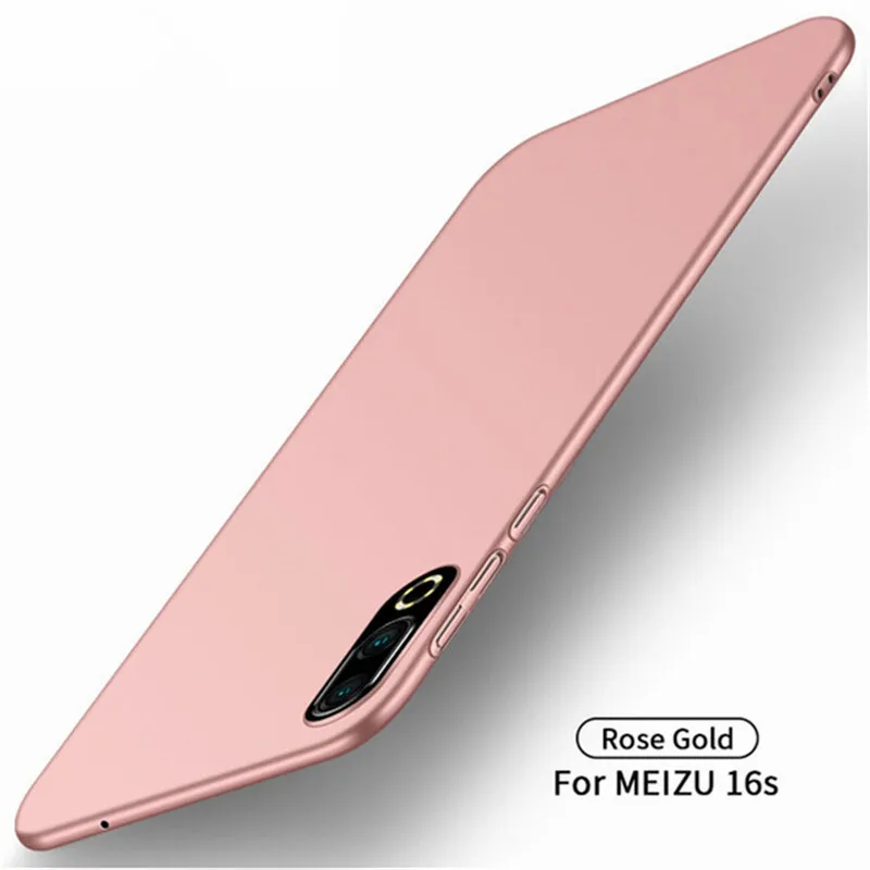 Ультратонкий гладкий жесткий чехол для Meizu 16 S 16 S Note 9 8 6 5 M15 Lite Plus X8 V8 M6 M5 Note M5S M6S M6T Silm противоударный чехол